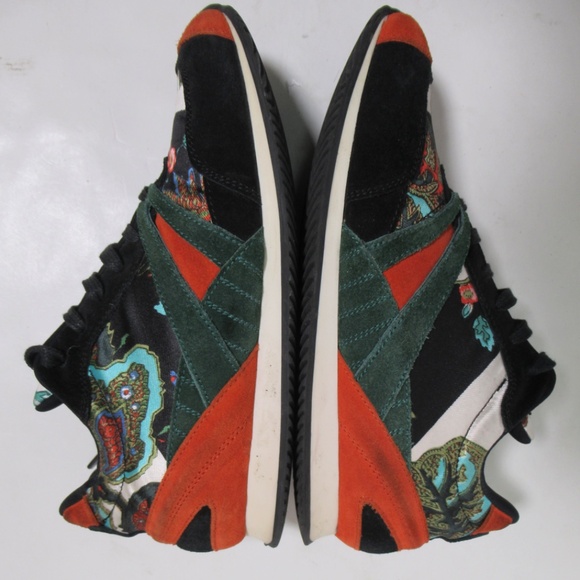 Balenciaga Women's Multicolor Fabric Suede Leather Sneaker Shoes Size 8.5 US W - Picture 8 of 12